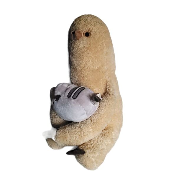 GUND Pusheen with Sloth Plush Stuffed Animal, Set, Multicolor, 12" 2018 - Picture 3 of 9